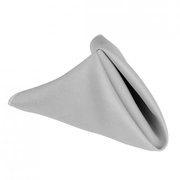 17 in. Polyester Napkins Silver 17 in. Polyester Napkins Silver