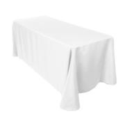 90 x 132 in rectangular tablecloth white 90 x 132 in rectangular tablecloth white