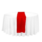 14 x 108 in. Satin Table Runner Red 14 x 108 in. Satin Table Runner Red